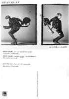 Bryan Adams: Cuts Like a Knife US postcard