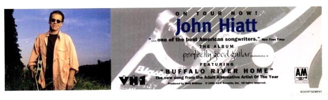 John Hiatt: Perfectly Good Guitar US ad