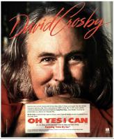 David Crosby: Oh Yes I Can US ad