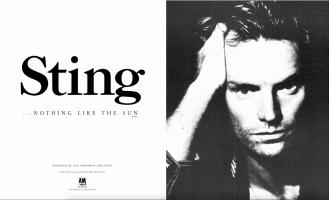Sting: ...Nothing Like the Sun US ad