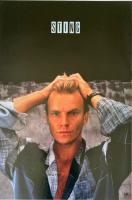 Sting 1985 US promotional poster
