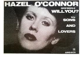 Hazel O'Connor: Will You Britin ad