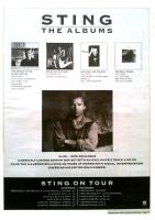 Sting 1991 album catalog Britain ad