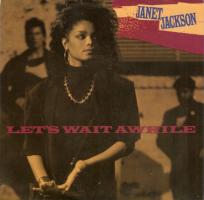 Janet Jackson: Let's Wait Awhile Britain 7-inch