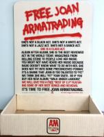 Free Joan Armatrading US in-store counter display