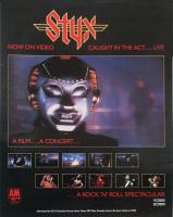 Styx: Caught In the Act--Live U.S. promotional poster