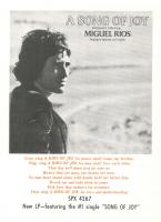 Miguel Rios: A Song Of Joy ad