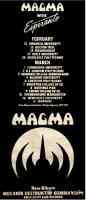 Esperanto on tour with Magma Britain ad