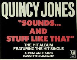 Quincy Jones: Sounds and Stuff Like That Britain ad