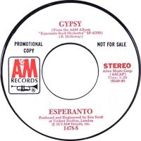Esperanto: Gypsy US 7-inch promo
