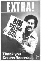 Bim: Best New Male Artist Canada ad