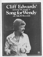 Cliff Edwards: Song For Wendy Canada ad