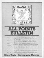 Homemade Theatre: Disco Tech Canada ad