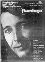 Herb Alpert & the Tijuana Brass: Flamingo Britain ad