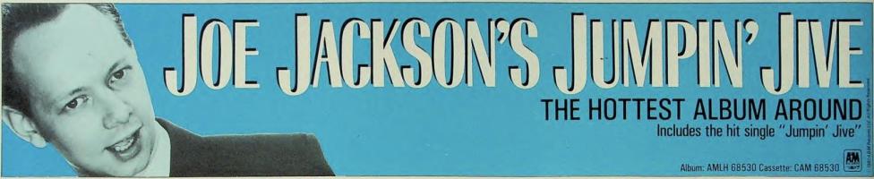 Joe Jackson: Jumpin' Jive Britain ad