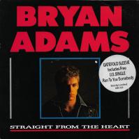 Bryan Adams: Straight From the Heart Britain 7-inch