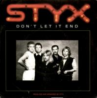 Styx: Don't Let It End Britain 7-inch