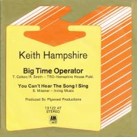 Keith Hampshire: Big Time Operator German 7-inch