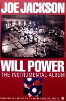 Joe Jackson: Will Power US promotional poster