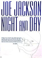 Joe Jackson: Night and Day US promotional poster