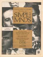 Simple Minds: Once Upon a Time Canada ad