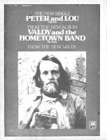 Valdy and the Hometown Band album Canada ad