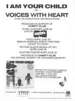 Voices With Heart: I Am Your Child Canada ad
