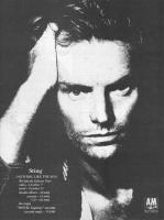 Sting: ...Nothing Like the Sun Canada ad