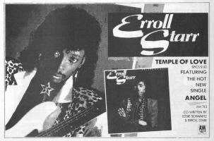 Erroll Starr: Temple Of Love Canada ad