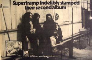 Supertramp: Indelibly Stamped Britain ad