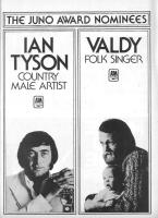 Valdy Juno Nominee 1975