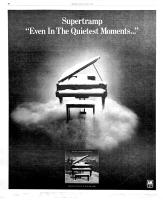 Supertramp: Even In the Quietest Moments US ad