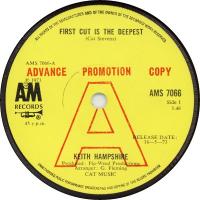 Keith Hampshire: First Cut Is the Deepest Britain 7-inch promo