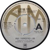 Andy Fairweather Low: Reggae Time Britain 7-inch