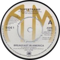 Supertramp: Breakfast In America Britain 7-inch