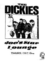 Dickies U.S. concert poster 1978