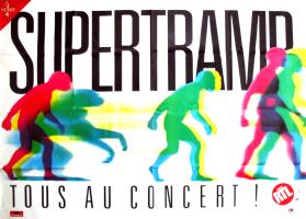 Supertramp: Brother Where You Bound France concert poster