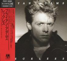 Bryan Adams: Reckless Japan CD album