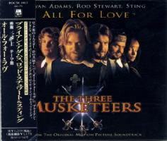 Bryan Adams & Rod Stewart & Sting: All For Love Japan CD single