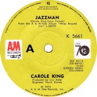 Carole King: Jazzman New Zealand 7-inch