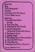 Carpenters: Now & Then US album sticker