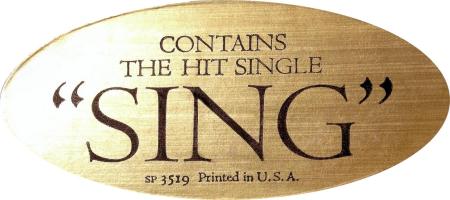 Carpenters: Now & Then US album sticker