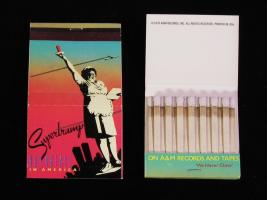 Supertramp: Breakfast In America US match book