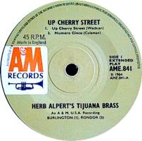 Herb Alpert & the Tijuana Brass: Up Cherry Street Britain 7-inch EP