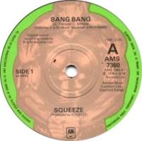 Squeeze: Bang Bang Britain 7-inch custom label