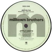 Milltown Brothers: Apple Green Britain promo 12" label