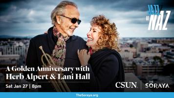 Herb Alpert & Lani Hall January 27, 2024 concert ad