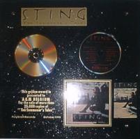 Sting: Ten Summoner's Tales Belgium gold record award