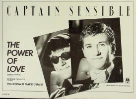 Captain Sensible: The Power Of Love Britain ad