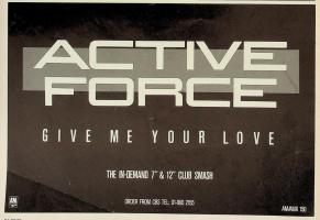 Active Force: Give Me Your Love Britain ad